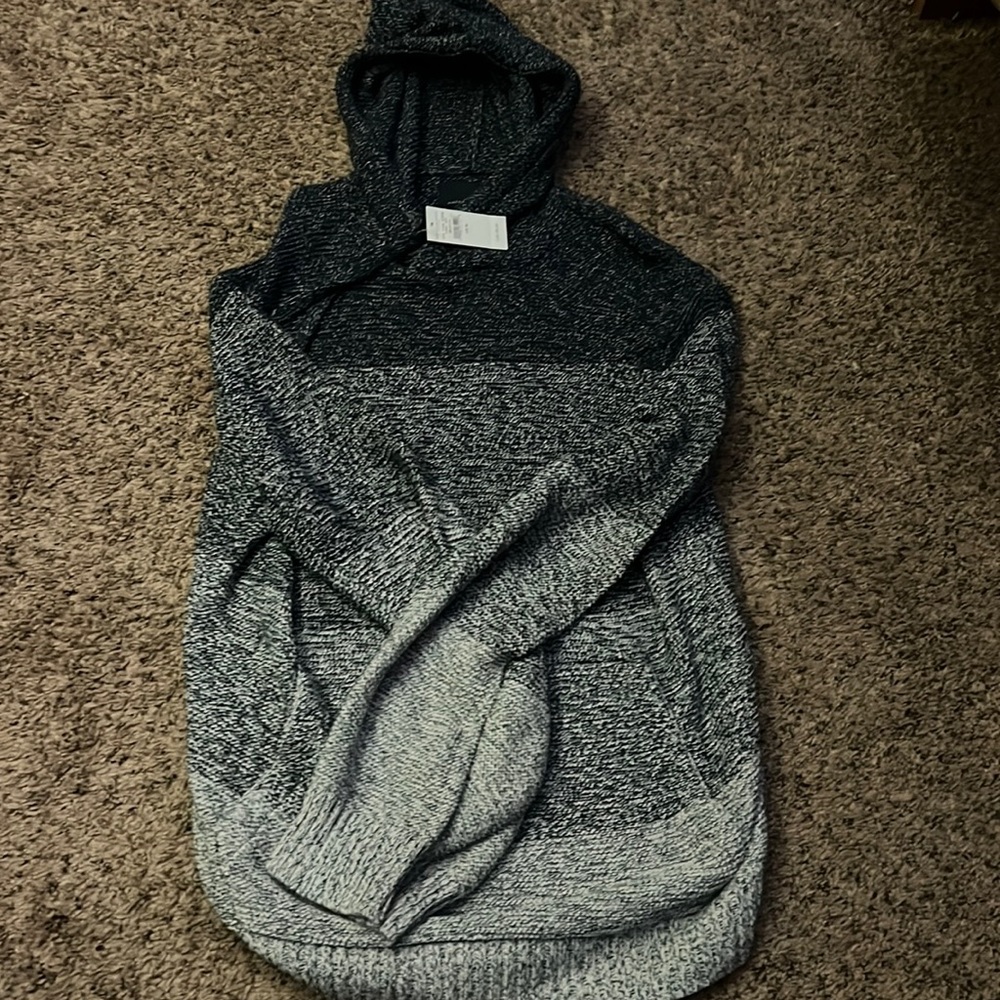 Mens adult medium knitted hoodie